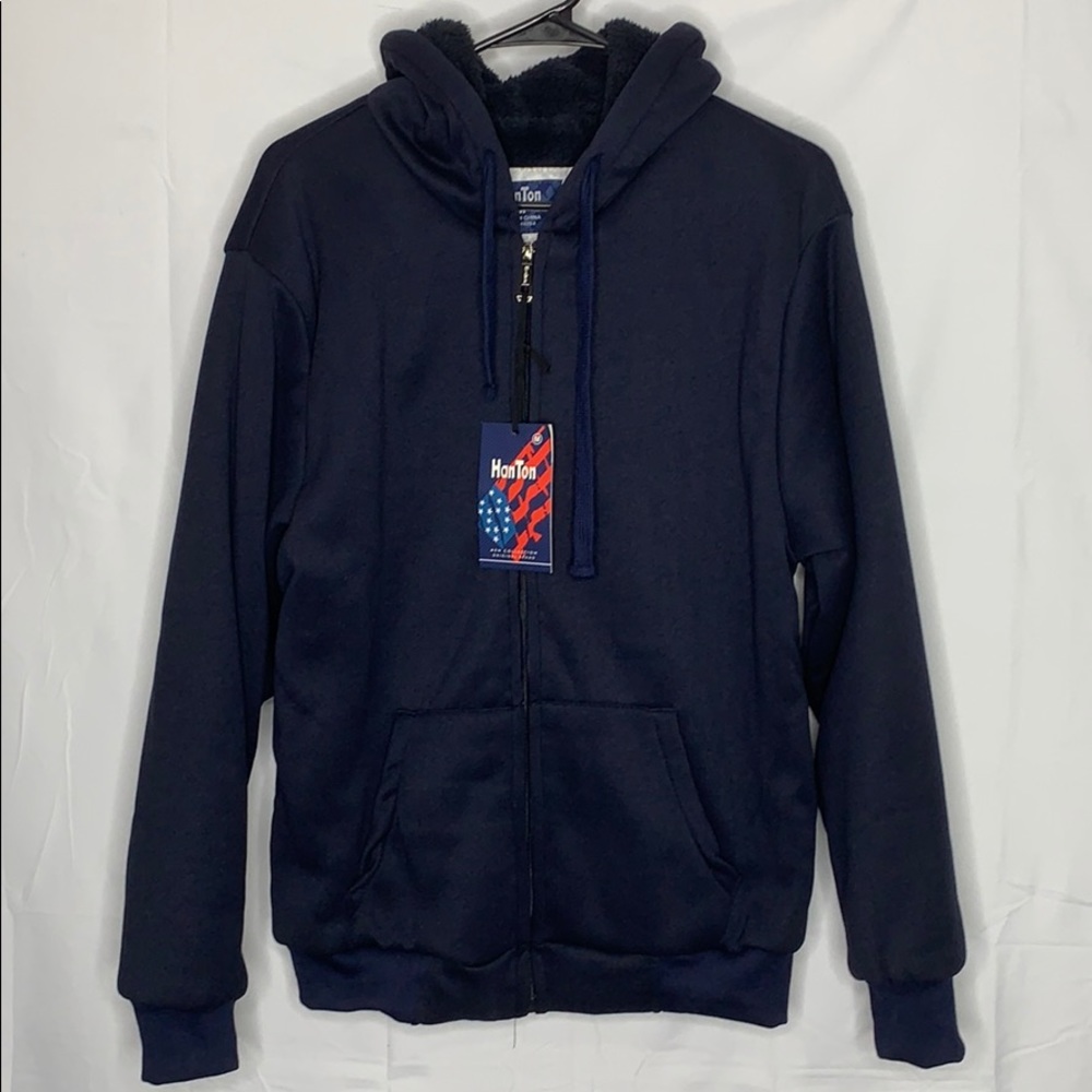 HanTon Sherpa lined hooded jacket